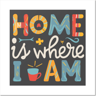 Home is where I am Posters and Art